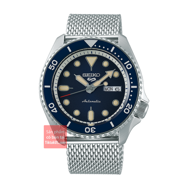 Đồng hồ Seiko 5 Sport 2019 dây mesh SRPD71K1 - suit style