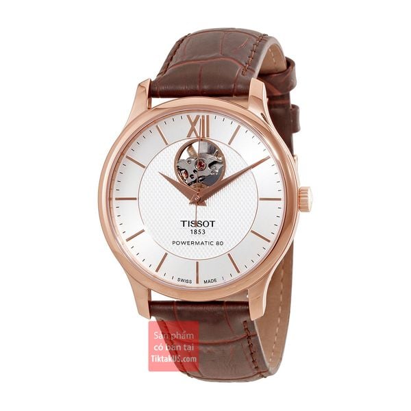 Đồng hồ đeo tay nam Tissot T-Classic Tradition open heart T063.907.36.038.00