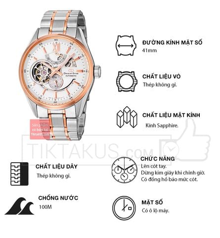 Đồng hồ đeo tay nam Orient Star SDK05001W0 Made in Japan