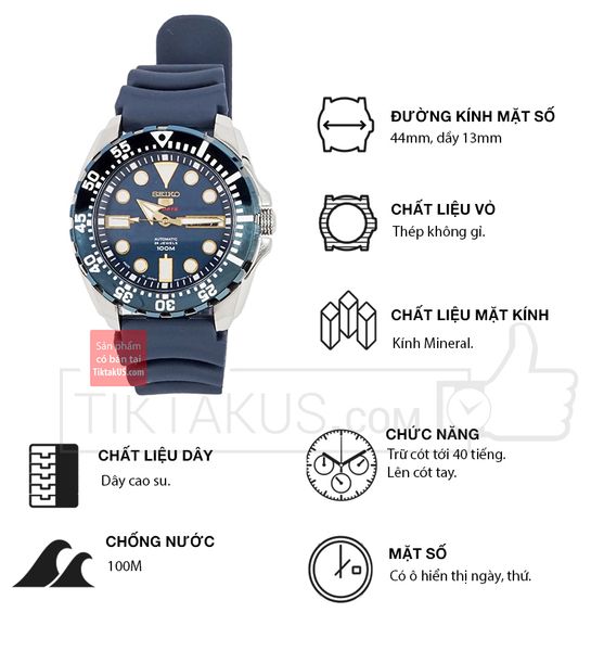 ng h eo tay nam Seiko 5 sport SRP605J1 MADE IN JAPAN Tiktakus