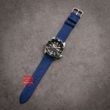 Dây đồng hồ vải canvas Seiko quân đội xanh navy