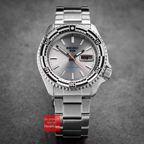 Đồng hồ Seiko 5 Sport dây thép Rally Diver SRPK09J1 made in Japan Retro Color SRPK09