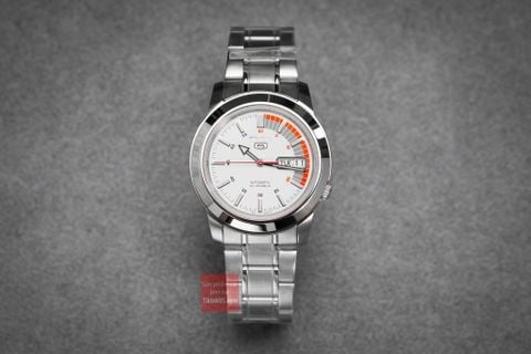 Đồng hồ cơ dây thép không gỉ Seiko 5 automatic SNKK25K1 size 38mm