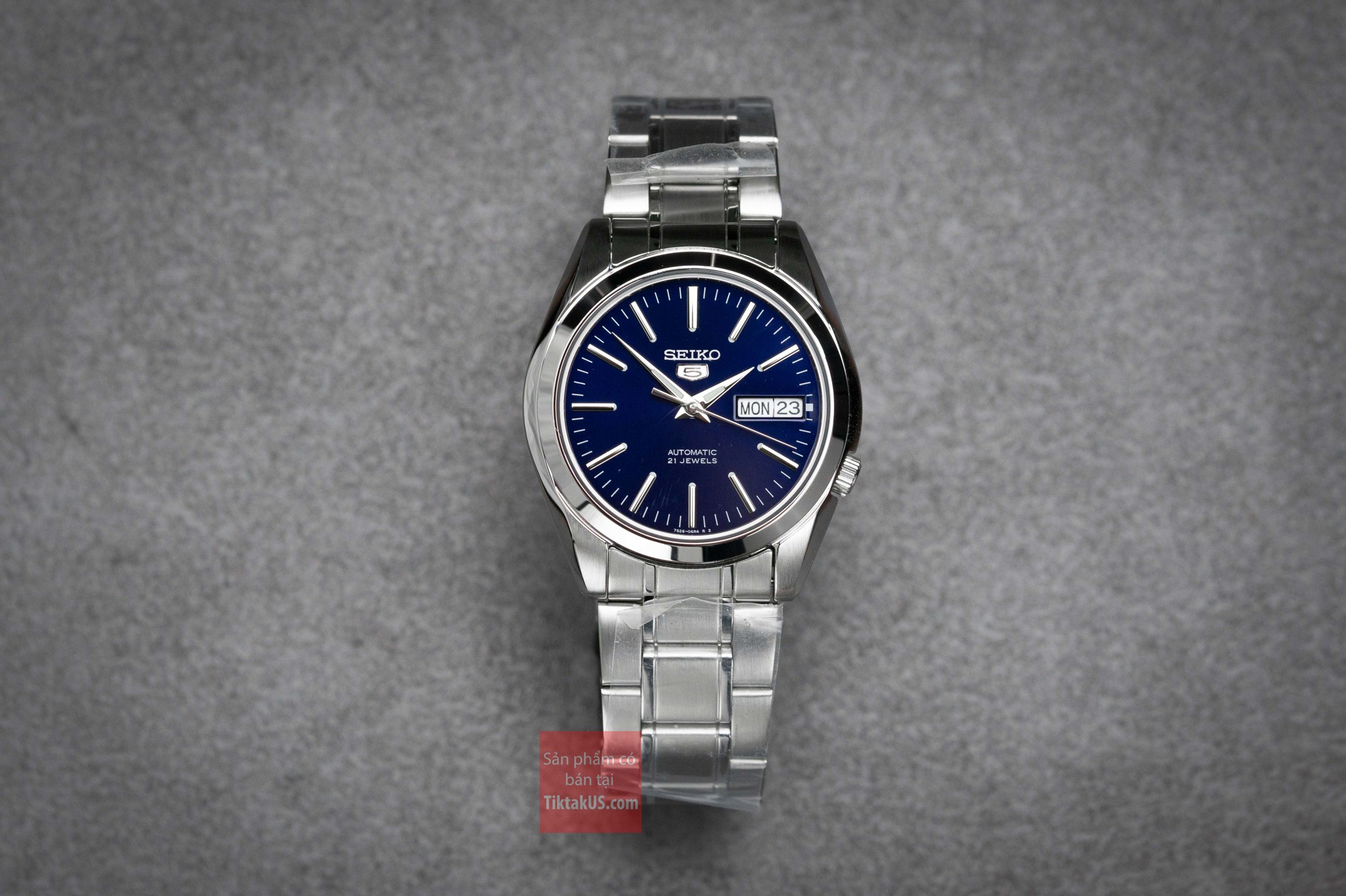 ng h c day thep khong g Seiko 5 automatic SNKL43K1 size 38mm Tiktakus