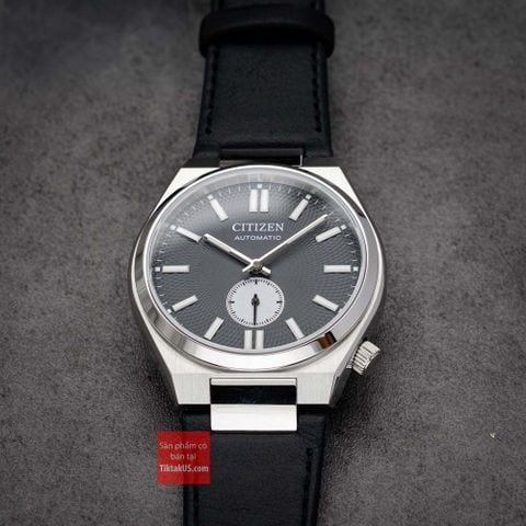 Đồng hồ nam Citizen Tsuyosa Small Second NK5010-01H automatic 40mm Guilloche