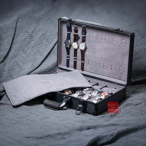Vali đựng đồng hồ du lịch Travel case màu đen
