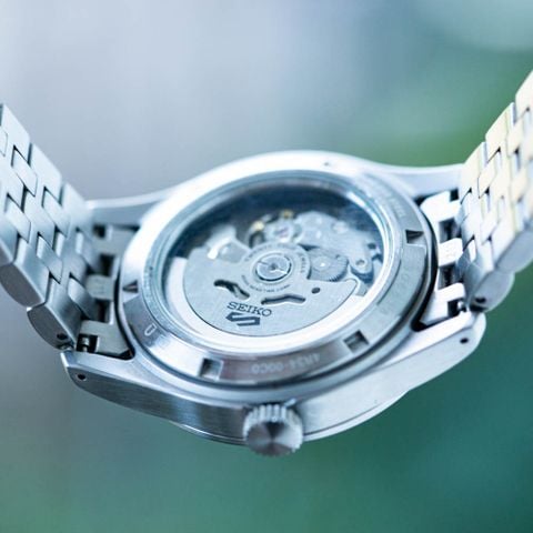 Đồng hồ seiko automatic cũ Seiko 5 quân đội GMT 2024 SSK023K1 size 39.5 mm 4R34 automatic ( SSK023) like new