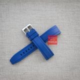 Dây đồng hồ cao su cao cấp FKM chốt thông minh Premium SKX, Seiko 5 Sport, Diver, size 20mm - 22mm màu xanh dương