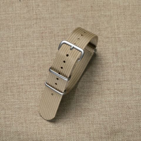 Dây vải NATO Nylon style quân đội màu vàng cát