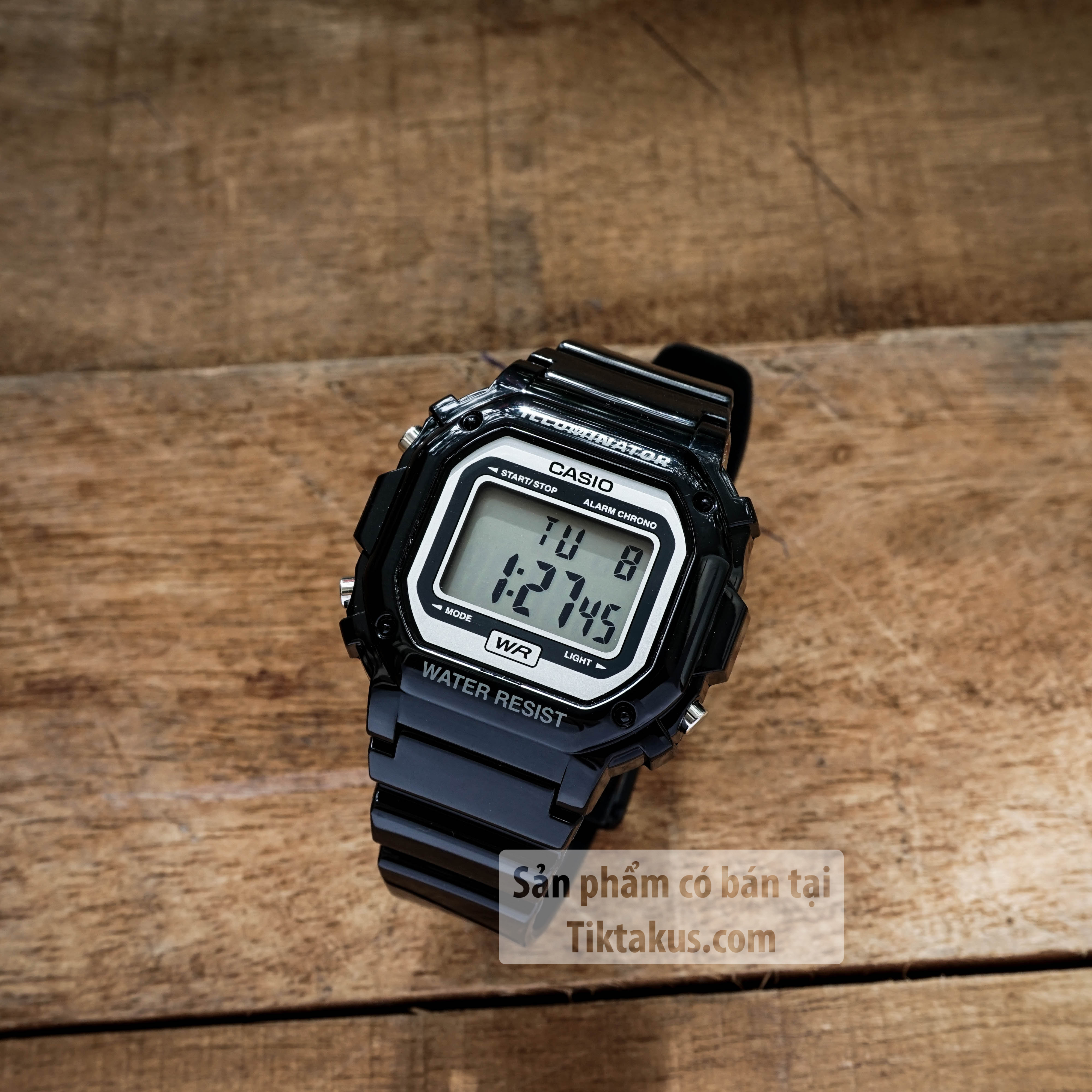 Đồng hồ Casio F-108WHC-1ACF Tiktakus