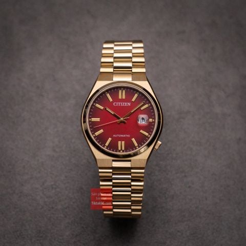 Đồng hồ nam Citizen Tsuyosa Automatic NJ0153-82X gold mạ vàng mặt lửa siêu hiếm