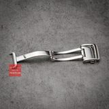 Khoá gập giấu dây thép không gỉ 316L một gấp như zin size 16mm - 18mm, seko presage, orien star