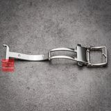 Khoá gập giấu dây thép không gỉ 316L một gấp như zin size 16mm - 18mm, seko presage, orien star