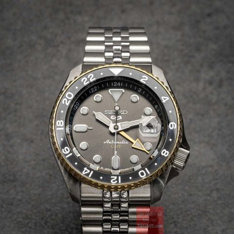 Đồng hồ nam Seiko 5 Sport automatic GMT U.S. Special SSK021 dây Jubilee Made In Japan SSK021J1
