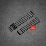 Dây đồng hồ dây thép  không gỉ 316 18mm cho đồng hồ casio world time màu đen