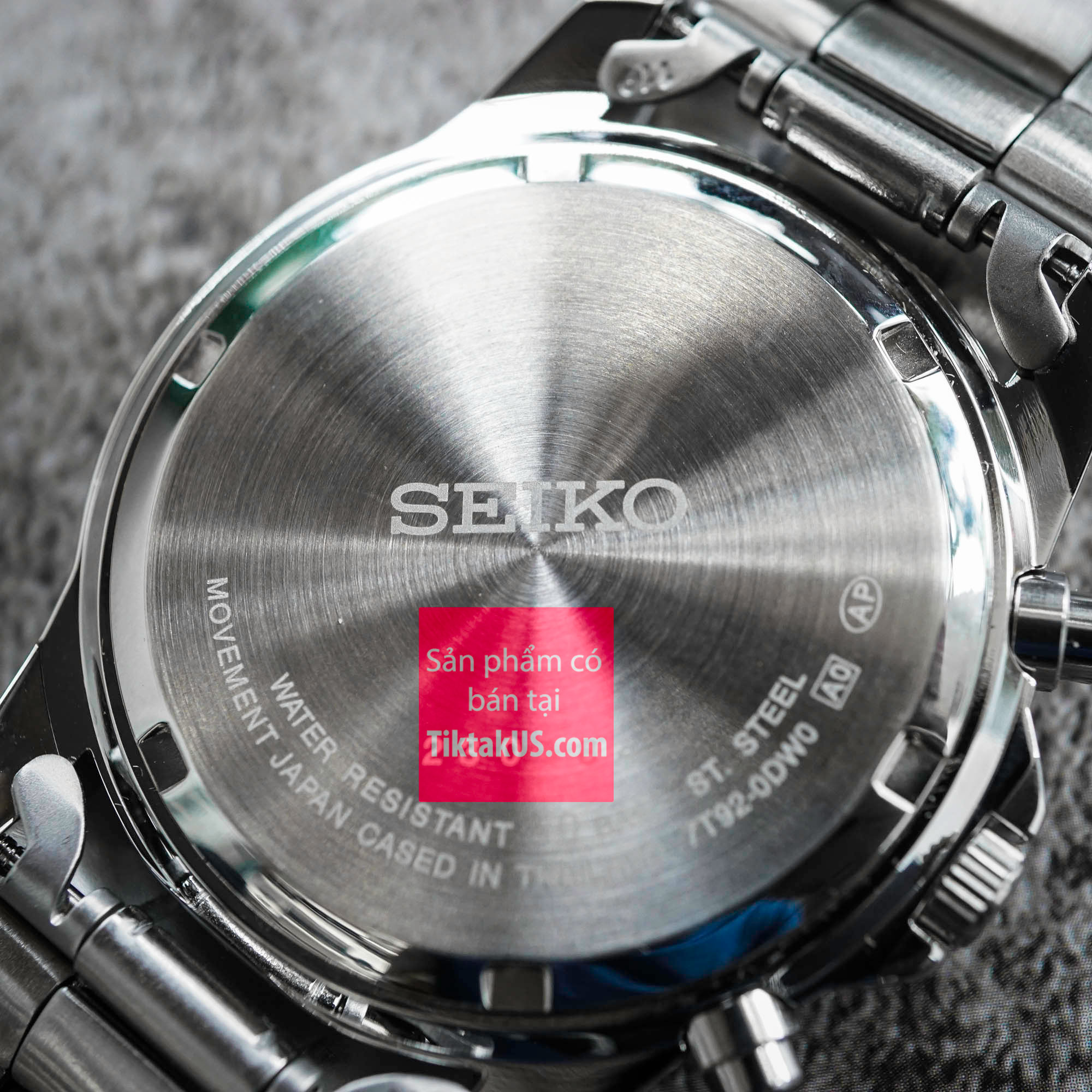 Đồng hồ nam Seiko size  Chronograph SBTQ071 - Tiktakus