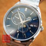 RA-AK0303L10B Đồng hồ nam Orient Sun and Moon automatic 2020 kính sapphire size 42mm dây kim loại