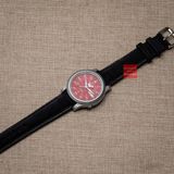 Dây đồng hồ da lộn không chỉ viền - màu đen