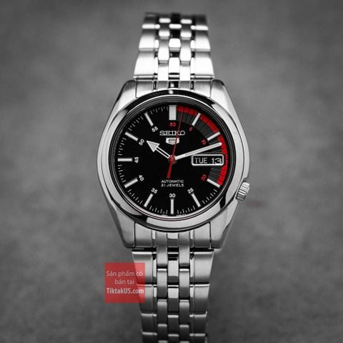 Đồng hồ nam dây thép Seiko 5 Vintage  SNK375K1 38mm 7s26