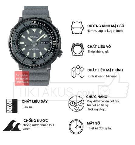 SRPE31K1 - Đồng hồ nam Seiko Baby Tuna Prospex Street Series 