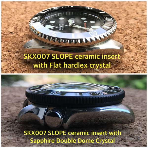 kính sapphire SEIKO SKX007 SKX009,SKX011 ,  BLAC - Tiktakus