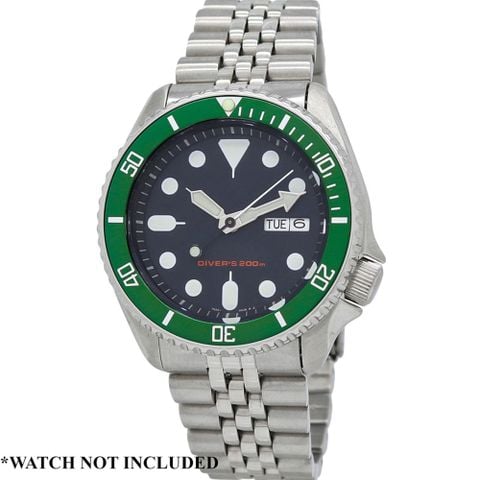 Viền BEZEL INSERT cho SEIKO SKX007 SKX009,SKX011 ,  BLAC -  Tiktakus