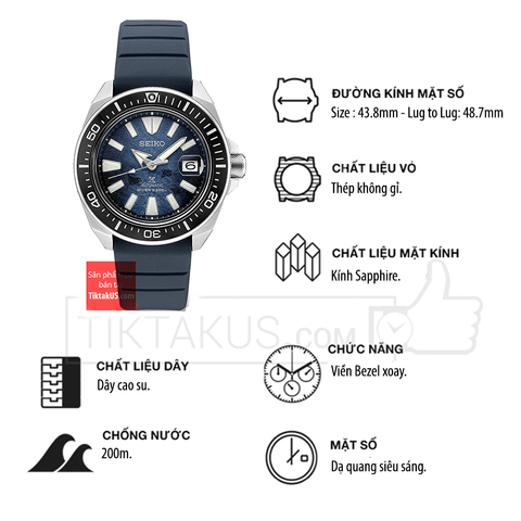 Đồng hồ nam Seiko SPB249J1/SBDC159 Prospex 'Deep Lake' Alpinist - Tiktakus