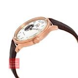 Đồng hồ nam dây da classic Orient Caballero gen.2  RA-AG0012S10B ( Rose Gold) kính cong mạ vàng kim xanh