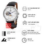 Đồng hồ đeo tay nam Orient Sun and Moon open heart RA-AS0011S30B ( RA-AS0011S10B )