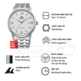 Đồng hồ nam Orient Contemporary Symphony 4 Automatic RA-AC0F10S30B kính sapphire RA-AC0F10S10B