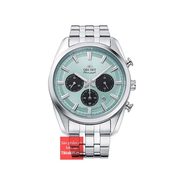 Đồng Hồ Nam ORIENT Contemporary Solar Chronograph RA-TX0304L10B Xanh Tiffany