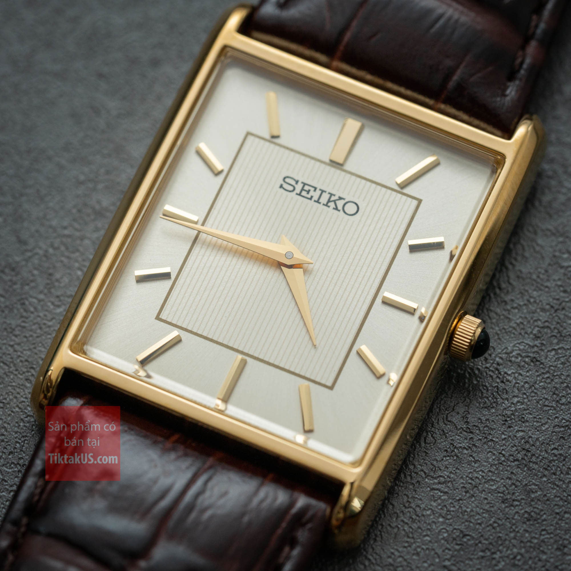 ng h nam Seiko m t vu ng SWR064P1 m y quartz size 28.5mm