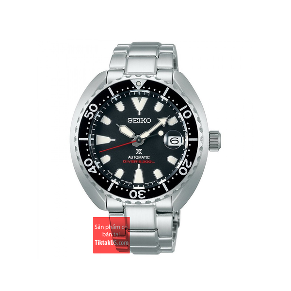 Seiko Prospex Turtle Mini 200M Automatic Black 2nd Gen SBDY085 Dây thép