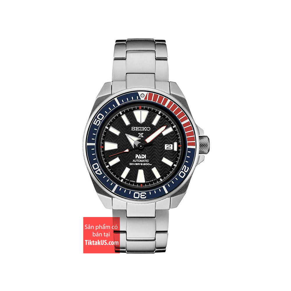 Seiko Samurai Prospex Automatic SRPF09K1 chống nước 200m size 44mm. -  Tiktakus