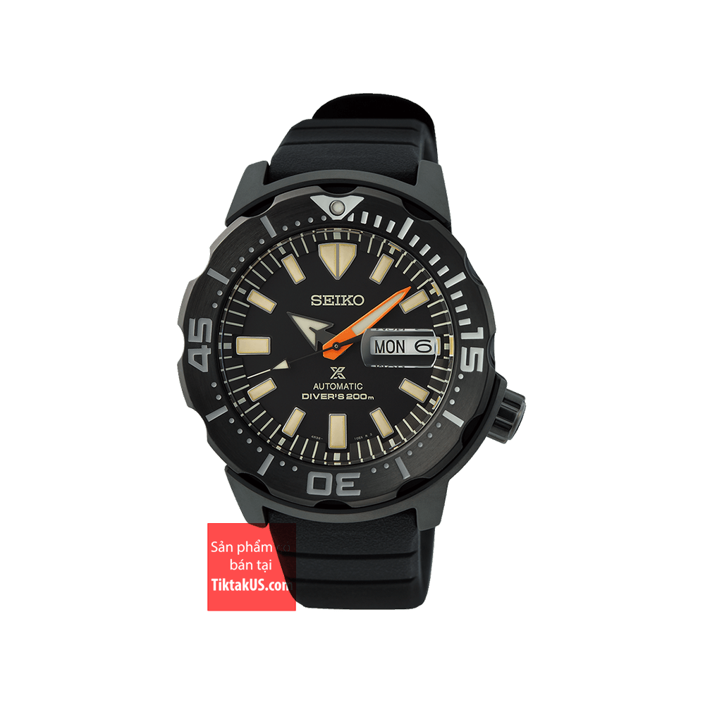 Seiko Monster Black Edition 2021 SRPH13K1 Prospex Automatic - Tiktakus