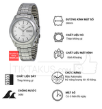 Đồng hồ cơ dây thép không gỉ Seiko 5 automatic SNKK87K1 size 38mm