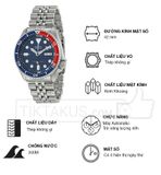 Đồng hồ nam dây sắt Seiko SKX009KD