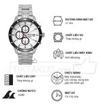 Đồng hồ nam dây thép Seiko Chronograph SKS579