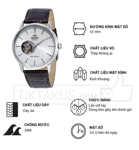 Đồng hồ nam dây da Orient Esteem Gen 2 TAG02005W0 ( FAG02005W0 )