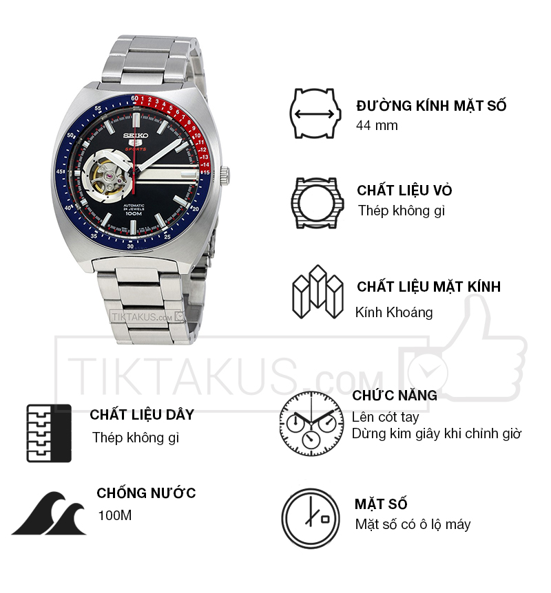 Seiko 5 hot sale sports ssa329k1