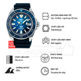 Đồng hồ nam SEIKO SRPJ93J1 Prospex King Samurai PADI 2023 Prospex Diver 200m kính Sapphire Made in Japan SRPJ93 SBDY123