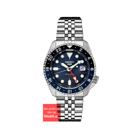 Đồng hồ nam Seiko 5 Sport automatic GMT SSK003J1 dây Jubilee Made in Japan SSK003