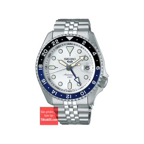 Đồng hồ nam Seiko 5 Sport automatic GMT SSK033 dây Jubilee Made in Japan SSK033J1