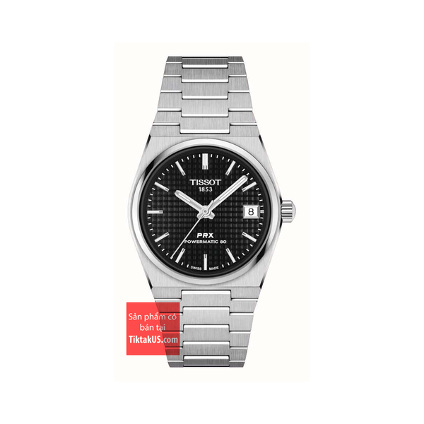 Đồng hồ đeo tay nam TISSOT AUTOMATIC PRX 35mm T137.207.11.051.00 (T1372071105100)