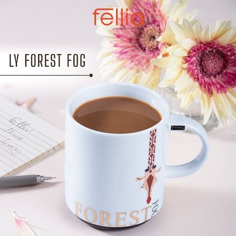 Ly sứ Forest Fog cao cấp Fellia_TRẮNG_ JSD1062