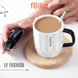 Ly sứ Fashion Life cao cấp Fellia_TRẮNG_ JSD1071