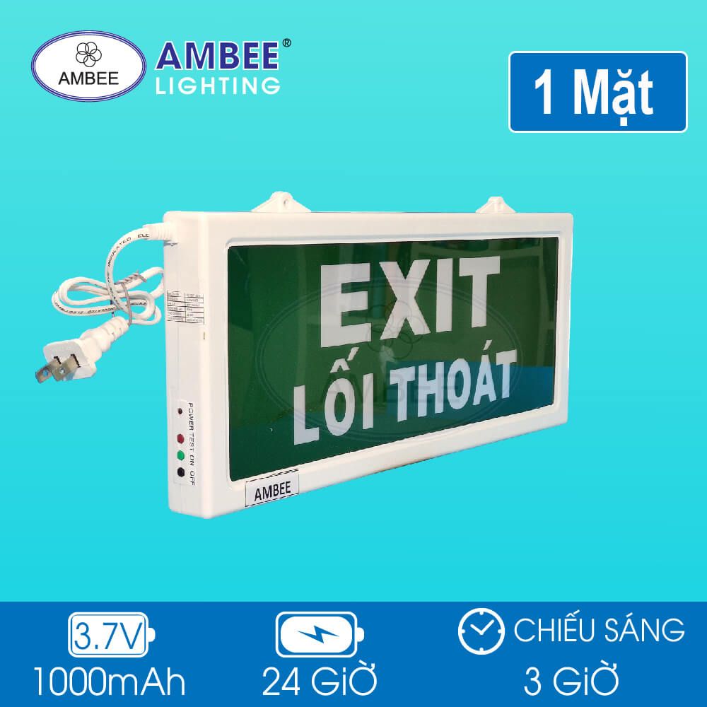 Đèn Exit 1 Mặt