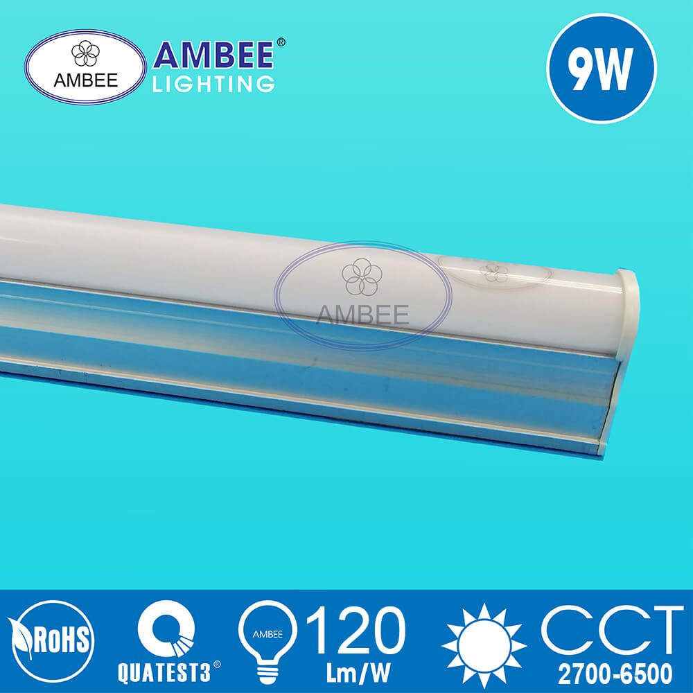 Tube LED T5 without reflector integrated 0m6 9W