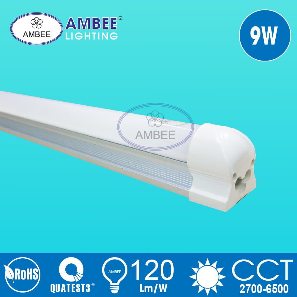 Tube LED T8 without reflector integrated 0m6 9W