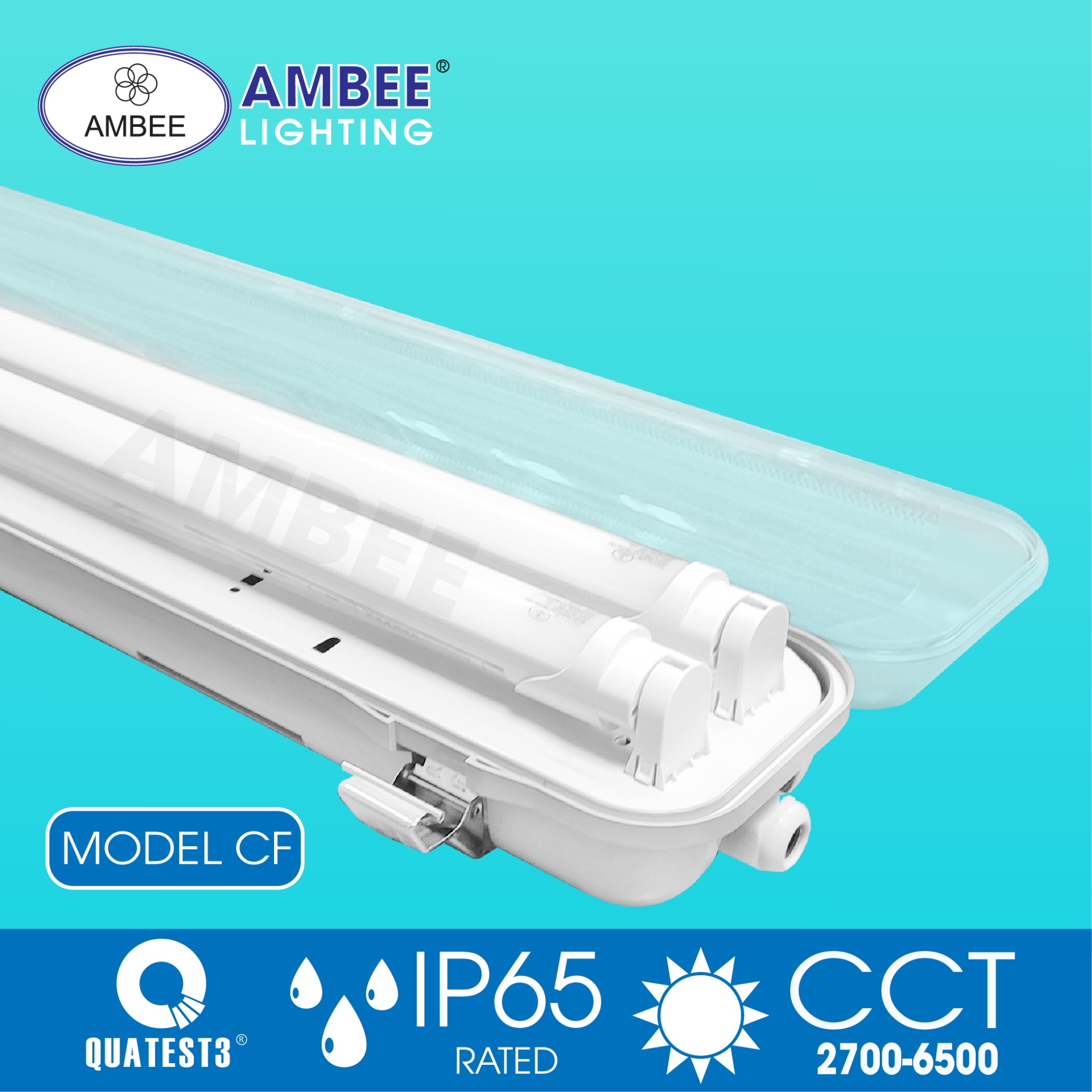 Bộ Đèn Led Chống Thấm IP65 1m2 36W L2